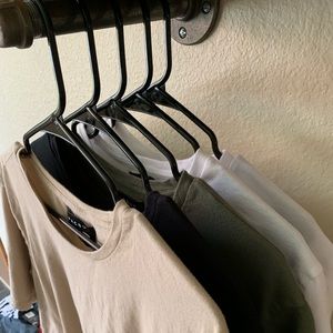 PAC Sun curved hem basic tee 5 pack